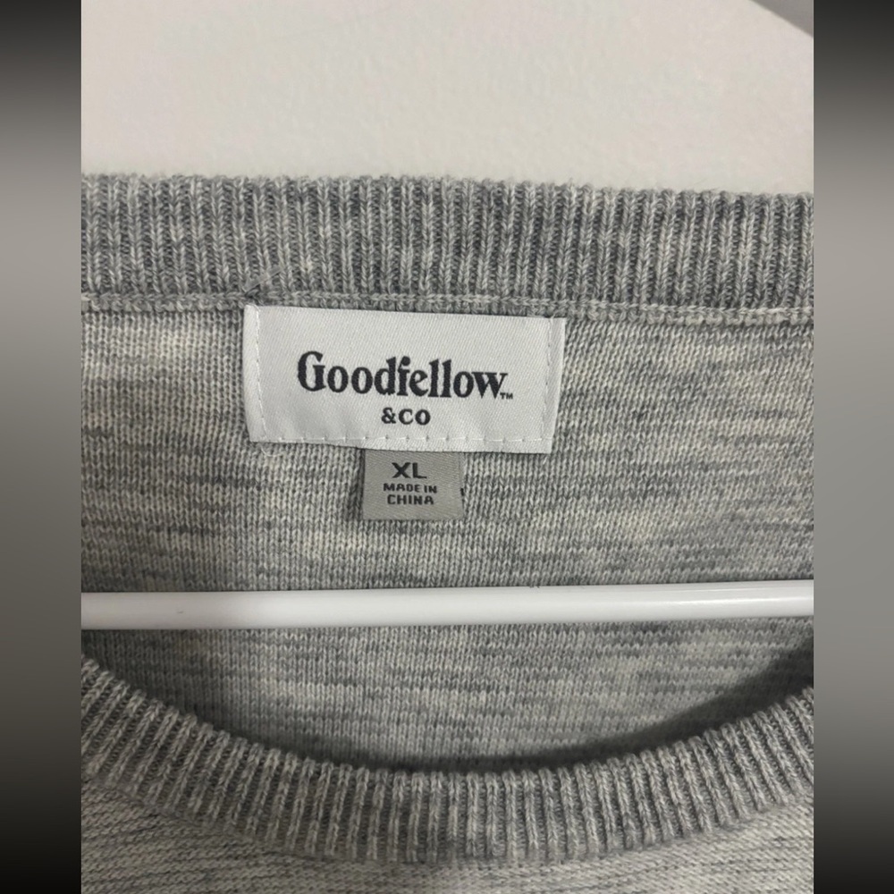 Goodfellow & Co Men's Gray Crewneck Sweater Size XL - Picture 2 of 5